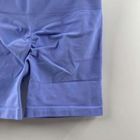 AUROLA Power Scrunch Butt Seamless High Waist Workout Biker Shorts Jacaranda - Picture 4 of 4